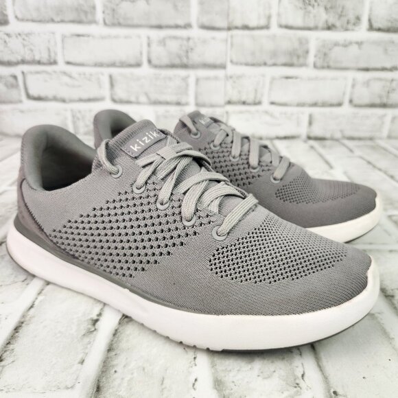 Kizik Lima Women Sz 9.5 Wide Gray Knit Hands Free Slip-On Low Casual Sneaker - Picture 1 of 10